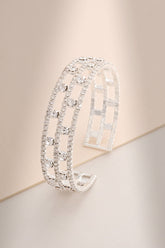 SILBERNES DIAMANTENARMBAND